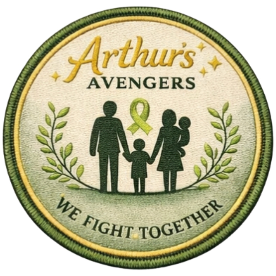 Arthur's Avengers circle patch logo